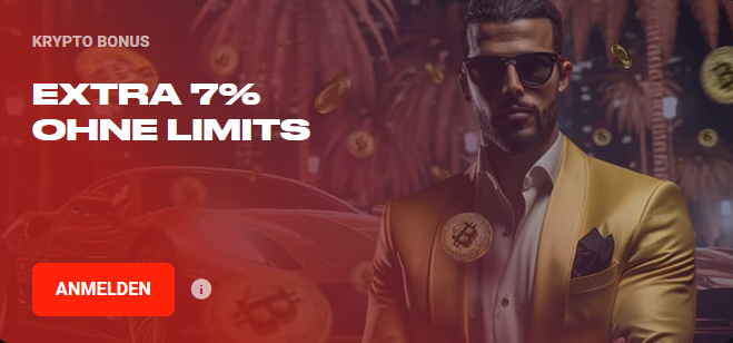 N1 Bet Casino 7 % Bonus auf Einzahlungen mit Kryptowährungen